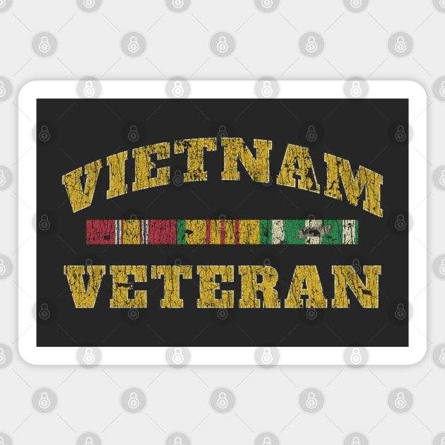 Vietnam Veteran Award Ribbons 1960 Magnet by JCD666